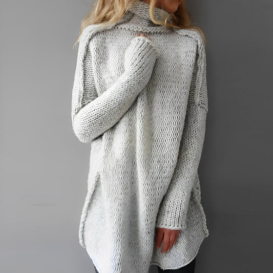 Anna | Pull Long en Tricot