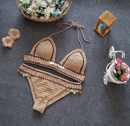 Maillot de Bain Femme  | style Bohème Hippie