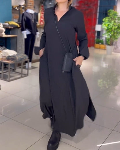 Lucie | Robe Tendance à Col en V