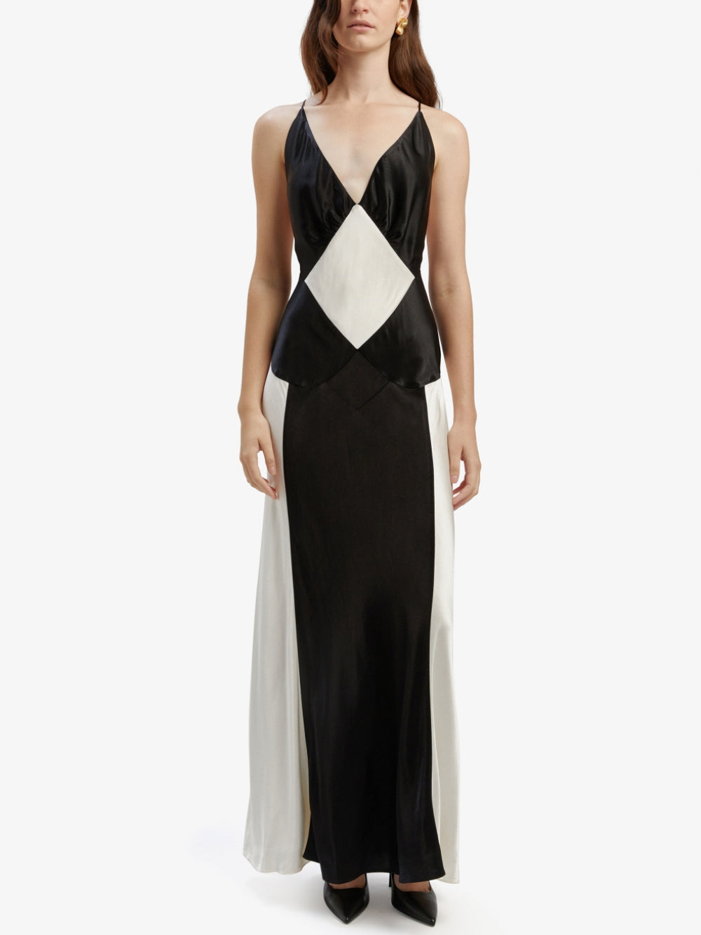 IVANA | Robe Maxi Noir et Blanc