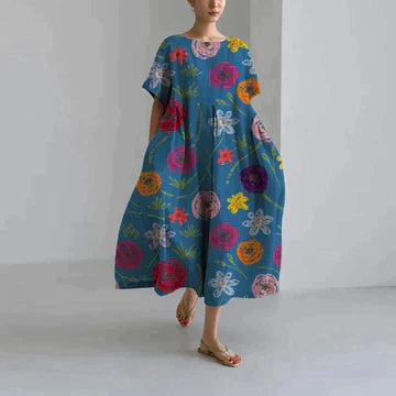 Lourdes | Robe Avec Motif Floral