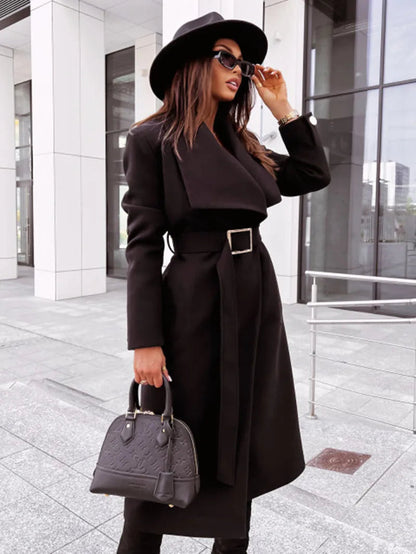 Clara | Manteau d'Hiver Chic avec Ceinture