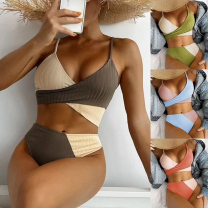 Maillot de Bain Femme deux couleurs | plage