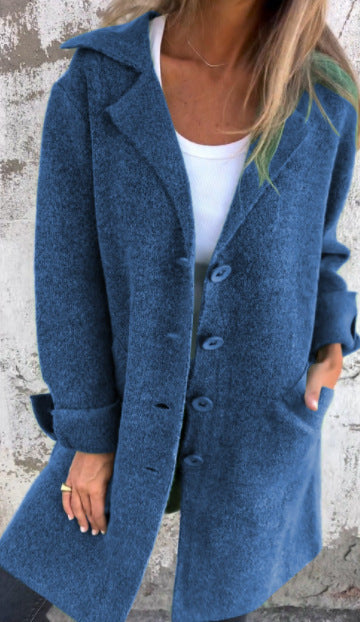 CHRISTINE | Manteau mi-longue confortable